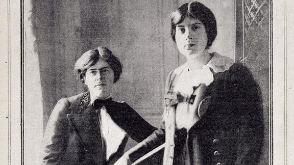 Lily Boulanger, 1893-1918, erster Grand Prix von Rom, Photographie Tiree du Miroir en 1913.