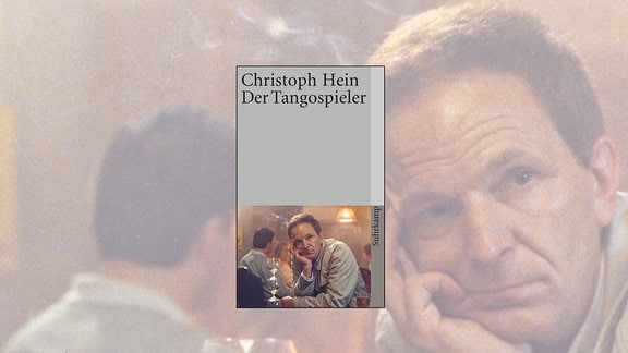 Cover von Christoph Heins Buch "Tangospieler" zeigt Michael Gwisdek im gleichnamigem Film.