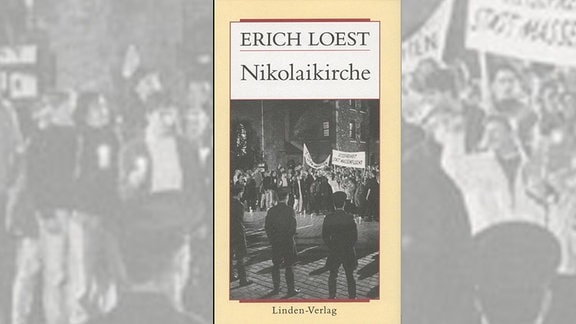 Cover eines Buches von Erich Loest: "Nikolaikirche"