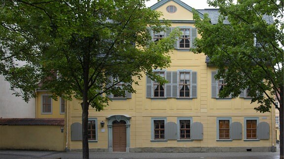 Das Schillerhaus in Weimar.