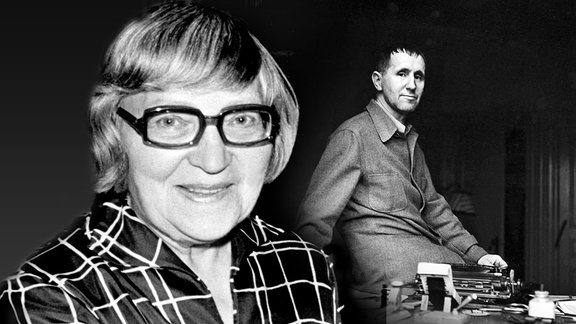 Die Schriftstellerin Marieluise Fleißer (1901-1974) und der Dramatiker Bertolt Brecht (1898 -1956).