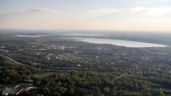 Luftbild von Markkleeberg