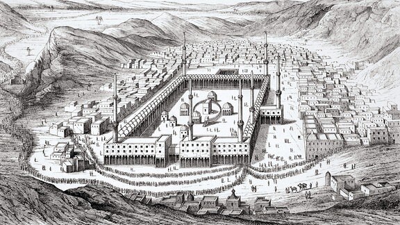 Mekka, historische Zeichnung