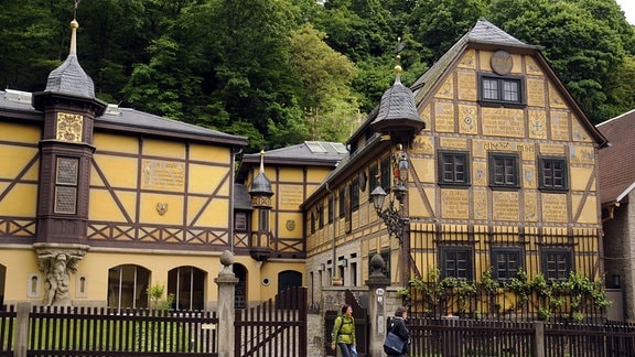 Das Leonhardi-Museum in der Grundstraße im Dresdner Stadtteil Loschwitz.