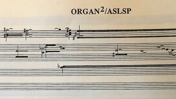 Ein Notenheft zum John-Cage-Orgel-Kunstprojekt