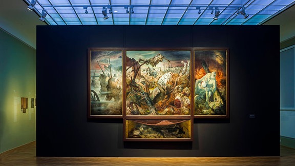 Otto Dix: Der Krieg - Das Dresdner Triptychon Ausstellung im Albertinum. 