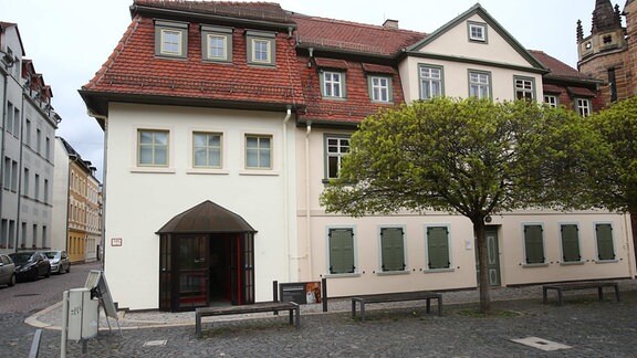 Blick auf das Otto-Dix-Haus. 