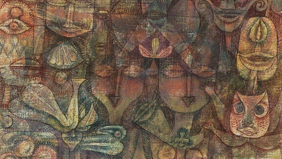 Gemälde Seltsamer Garten von Paul Klee
