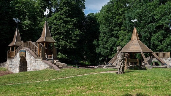 Baschkirischer Spielplatz in Halle