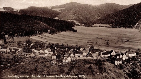 Hohenwarte in Thüringen, Vor dem Bau der Saaletalsperre
