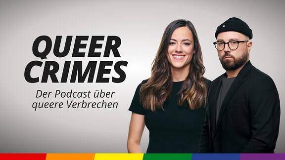 Cover für "Queer Crimes – der Podcast über queere Verbrechen"