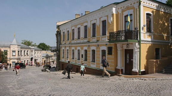 Haus des Schriftstellers Michail Bulgakow in der Andreasgasse - Kiew