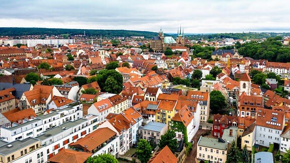 Blick auf Erfurt