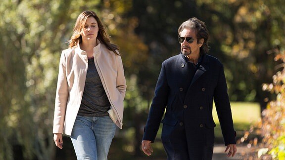 Szenebild aus dem Film "The Humbling" (dt: "Der letzte Akt") nach dem Roman von Philip Roth mit Greta Gerwig und Al Pacino, USA 2014.