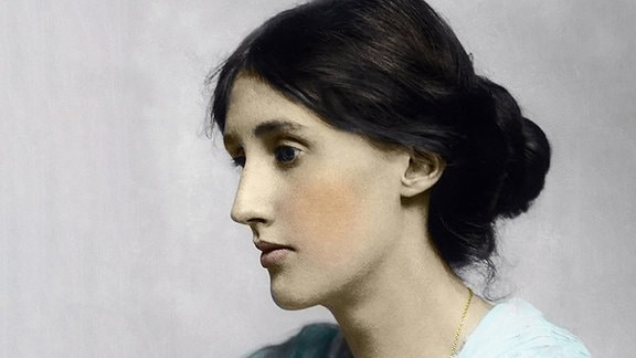 Die englische Schriftstellerin Virginia Woolf