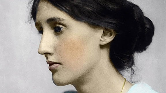 Die englische Schriftstellerin Virginia Woolf