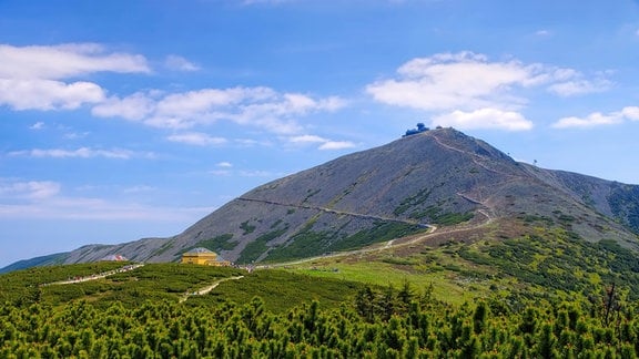 Blick auf die Schneekoppe 