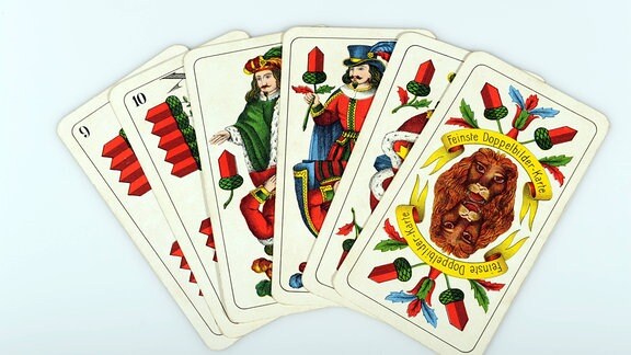 Historische Spielkarten der Vereinigten Altenburger und Stralsunder Spielkarten-Fabriken AG