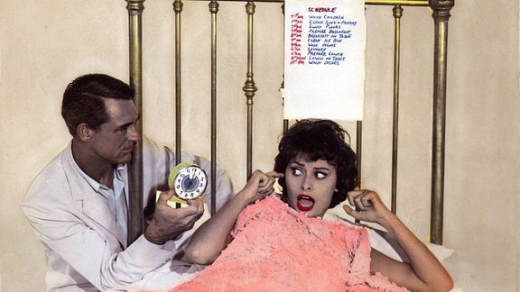 Sophia Loren und Cary Grant in 'Hausboot'