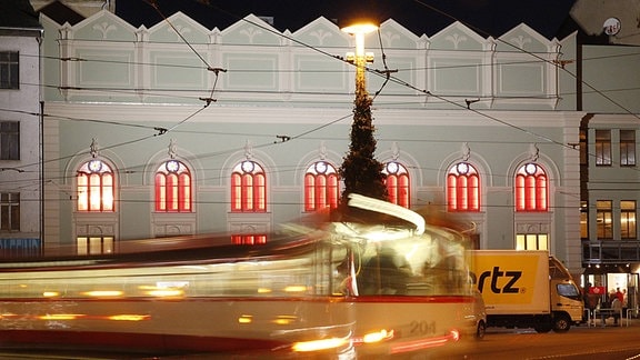 Steintor Varieté in Halle von außen.