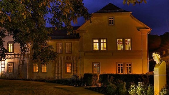 Schillerhaus bei Nacht