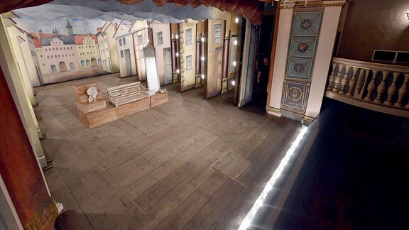 Die Bühne des Ekhof-Theaters