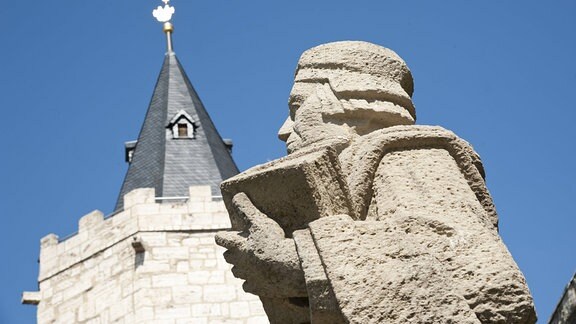 Denkmal des Theologen Thomas Müntzer in Mühlhausen