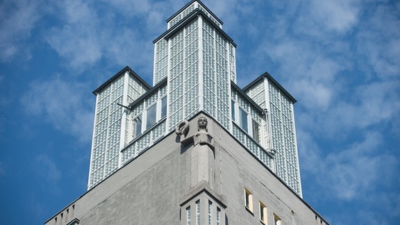 Die Spitze des Albinmüller-Turms, 2017
