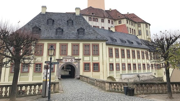 Vorderansicht Schloss Weesenstein