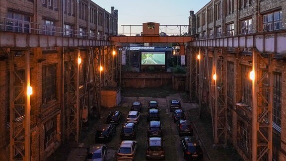 Autokino in den Pittlerwerken