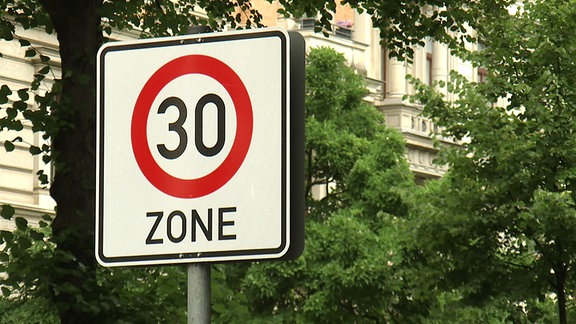 Zone-30-Schild