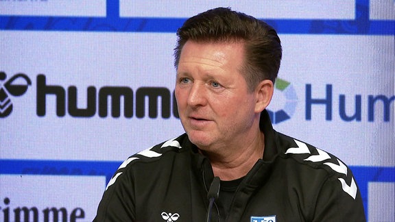 PK, Christian Titz, Cheftrainer 1. FC Magdeburg, zuversichtlich 