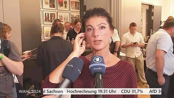 Sarah Wagenknecht im Gespräch