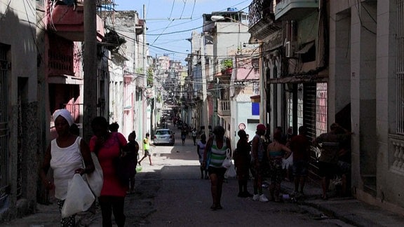 Eine Straße in Havanna