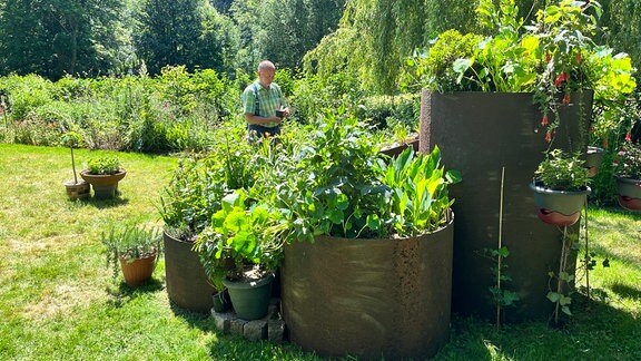 Hochbeet aus Wasserrohren