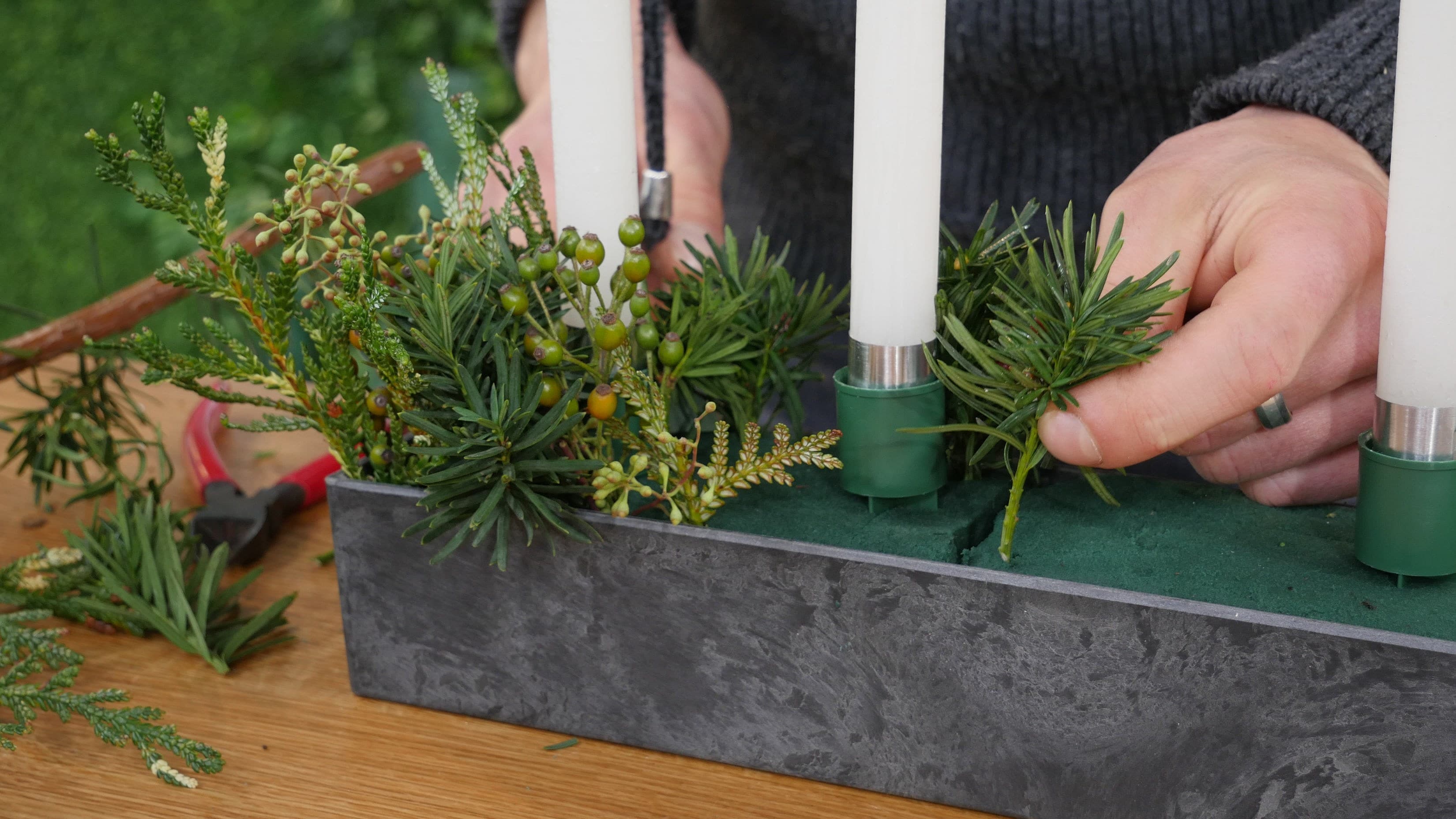 Advent Ein Kerzengesteck selber machen MDR.DE