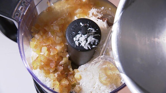Kokosmakronen ohne backen im Mixer zubereiten