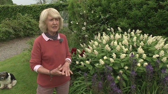 Irische Gartenbesitzerin Lesley Fennell