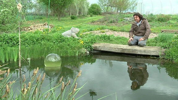 Ein Fischturm für den Gartenteich MDR.DE