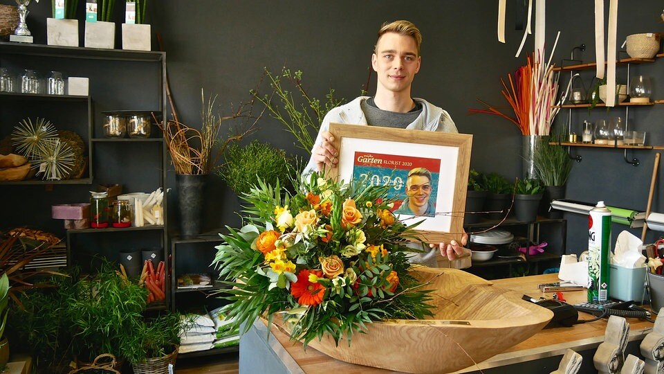 Florist Martin Neumann "Natürliche Materialien sind mir die Liebsten