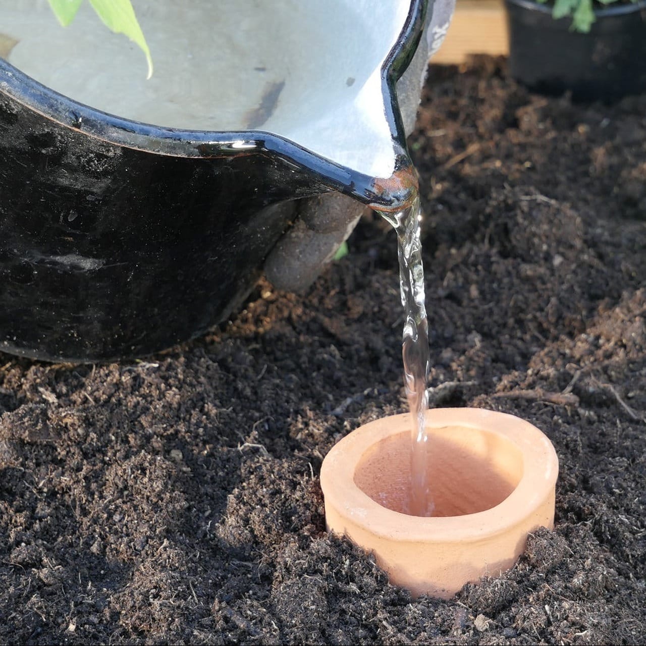 Bewässerung Pflanzer Handgemachte 2 Schicht Selbst Bewässerung
