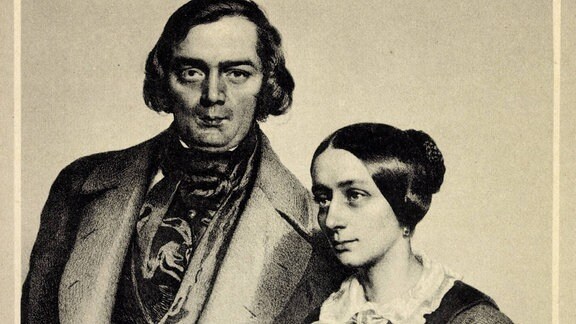 Robert Schumann und Clara Wieck 