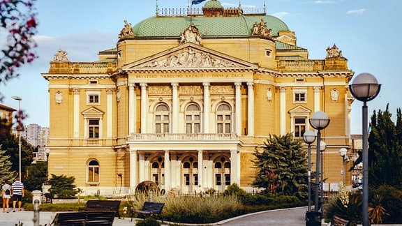 Das Kroatisches Nationaltheater in Rijeka