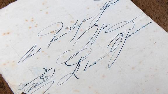 Ein handschriftlicher Brief aus dem 19. Jahrhundert.