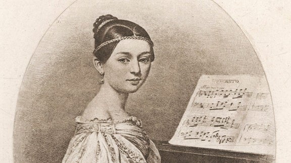 Clara Schumann Zeichnung