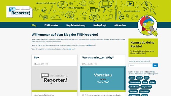 Startseite von finnreporter.de