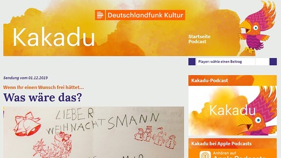 Startseite von kakadu.de