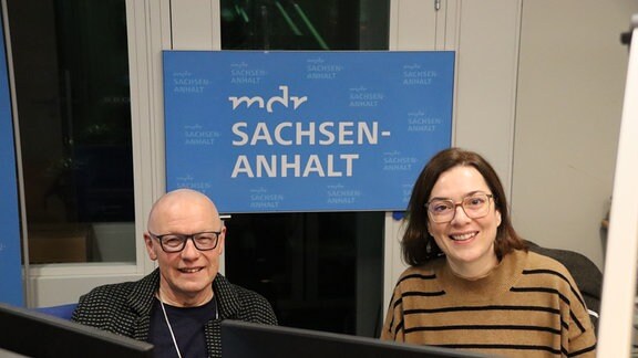 Programmmacher Thomas Nebcke bei Antonia Kaloff MDR SACHSEN-ANHALT