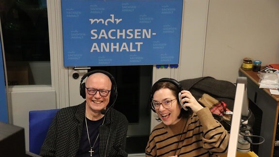 Programmmacher Thomas Nebcke bei Antonia Kaloff MDR SACHSEN-ANHALT