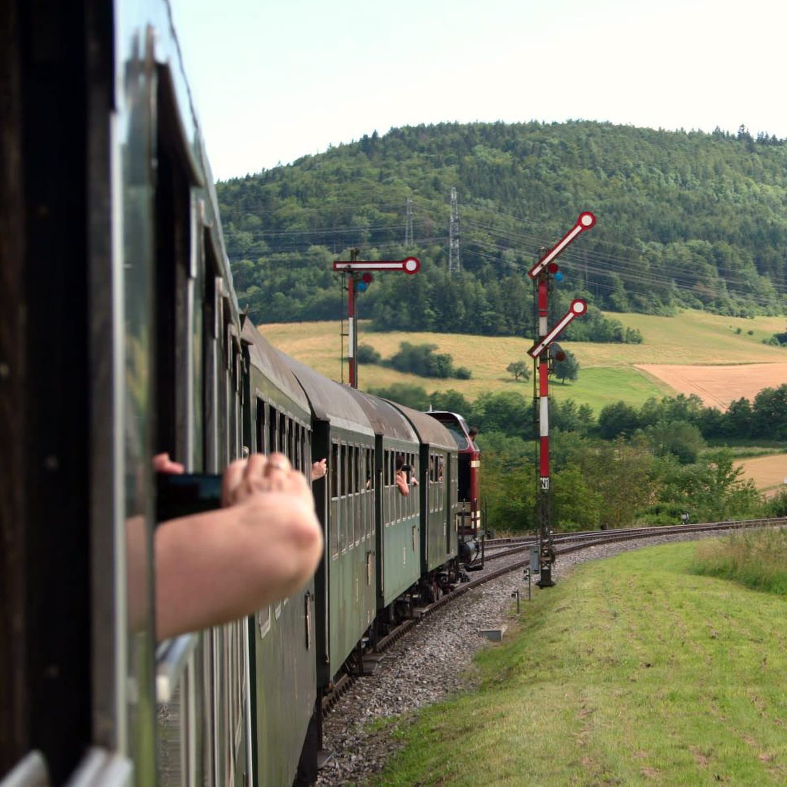 Ganz schön kurvig: Die Sauschwänzlebahn im Südschwarzwald